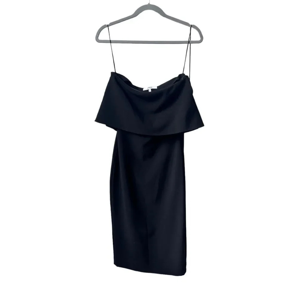 LIKELY Driggs Strapless Cocktail Dress Little Black Dress LBD Midi Size 2 - Picture 4 of 8